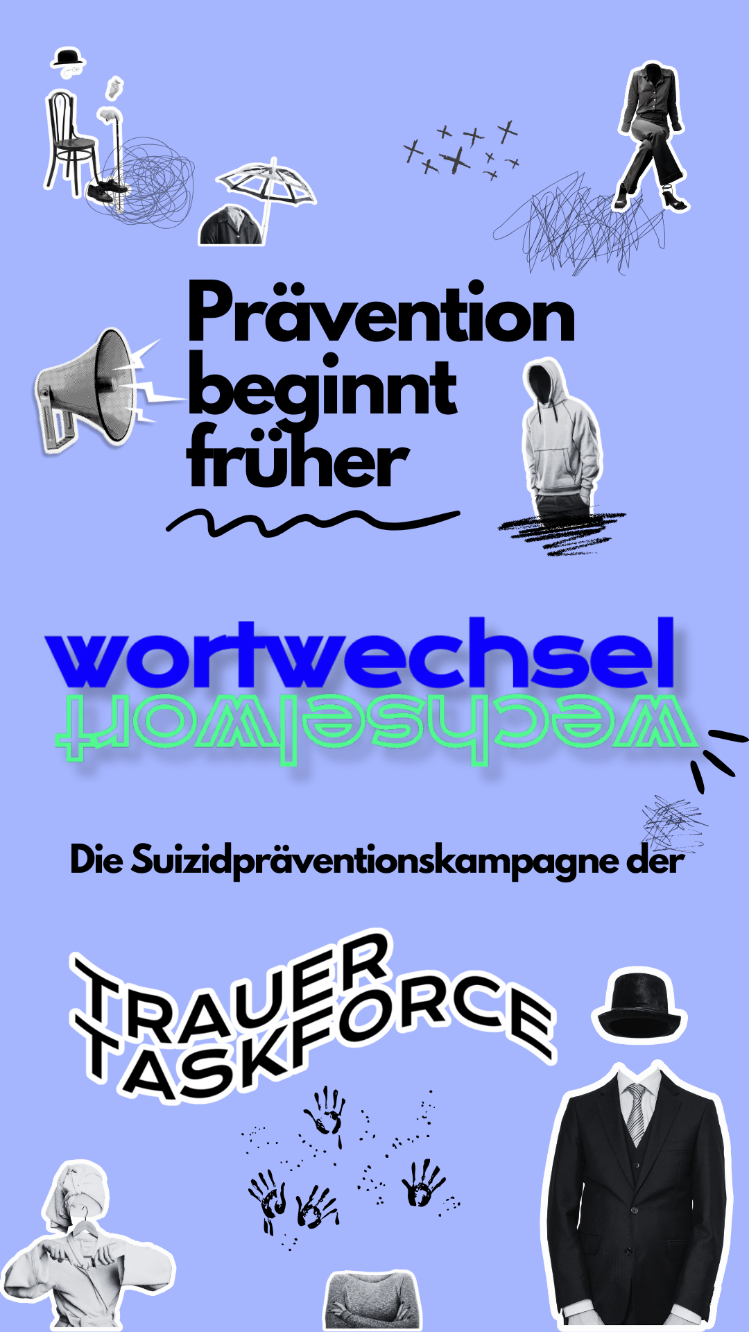 Suizidpräventionskampagne der Trauer Taskforce und Bo Hauer